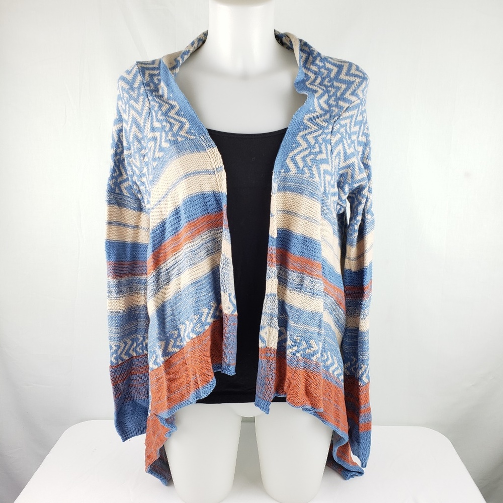 Market and Spruce Pastel Print Open Cardigan